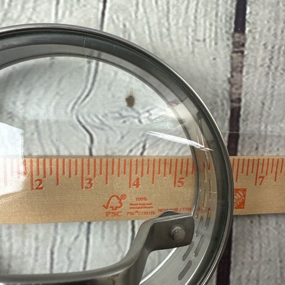 Caphalon‎ Lid Glass &S.Steel Replacement Strainer Vent 5.5” - Picture 4 of 10